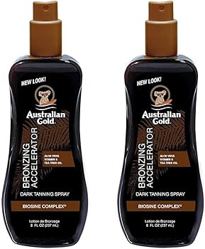 Amazon.com : Australian Gold Accelerator Spray Gel with Bronzer 8