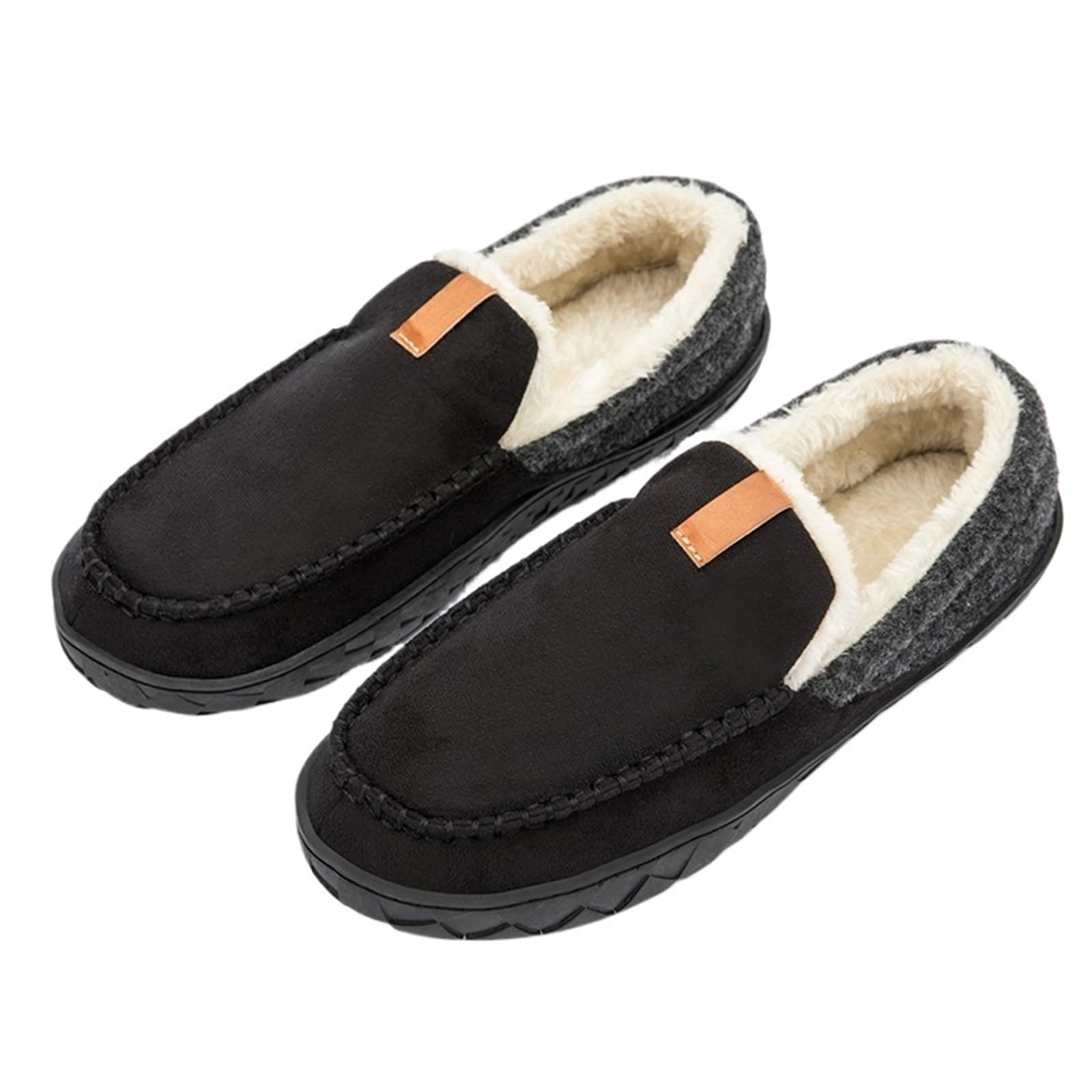 Pantuflas Para Hombre Zapatillas De Invierno For Hombre, Casa, Zapatos Tendencia, Botines Cálidos, Algodón For, Fieltro For, Mocasines, Calzado Habitación