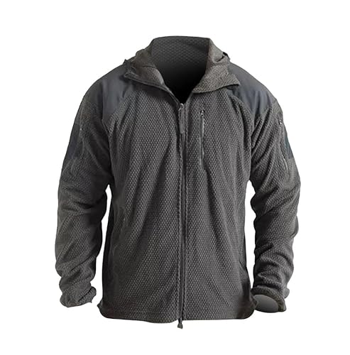 Men's Outdoor Sports And Warm Fleece Jacket With Zipper Cover Full Zip Outerwear For All Seasons