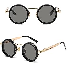 Adjustable Tint Sunglasses 1-9 Gears Rounded Polarized Glasses with ND Filter Lenses for Men UV Protection Eyewear