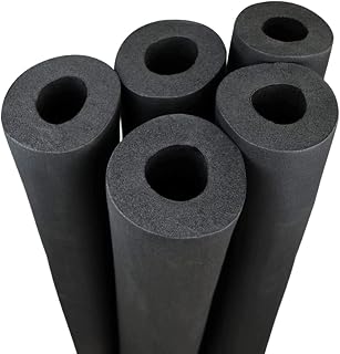Water Pipe Insulation Tubing 3/4" 1" 1-1/4" 1-1/2" 2" 2-1/2" 3" 3-1/2" 4" Inner Diameter Foam Tube Insulation for 0.79"/1.18" Thick Wall Insulation Lagging Wrap (Color : 0.79", Size : ID 2")