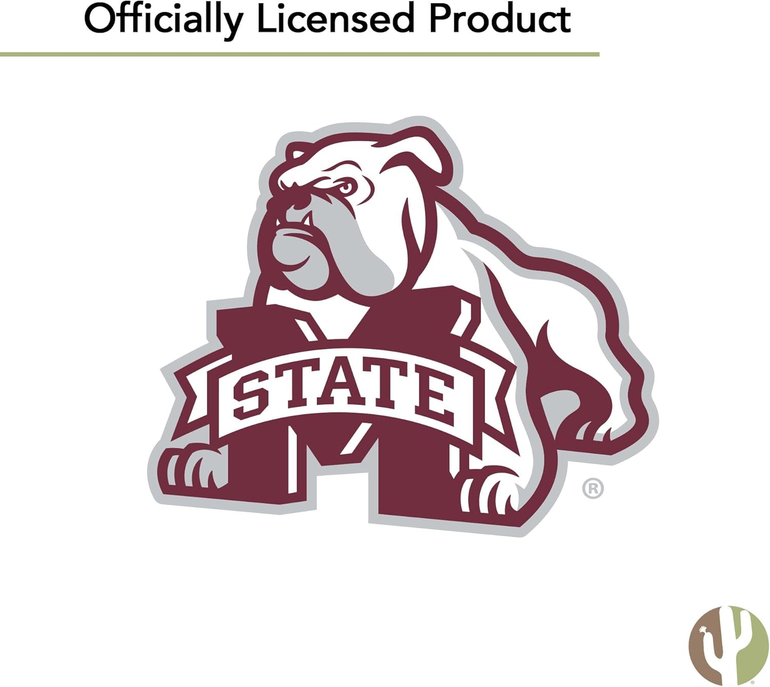 Desert Cactus Mississippi State University Sticker Bulldogs MSU Vinyl Decals Laptop Water Bottle Car Scrapbook T5 (Type 5-1) - Image 6