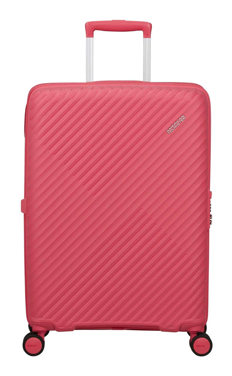 American Tourister Diablast Spinner 68/25 TSA EXP Trolley Pink Glitch Rosa