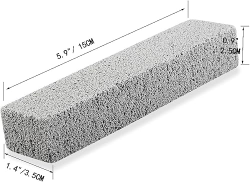 Miniatura 10 de Paquete de 6 cepillos limpios de piedra pómez para inodoro quitar anillos de agua dura acumulación de calcio y óxido adecuados para limpiar inodoro