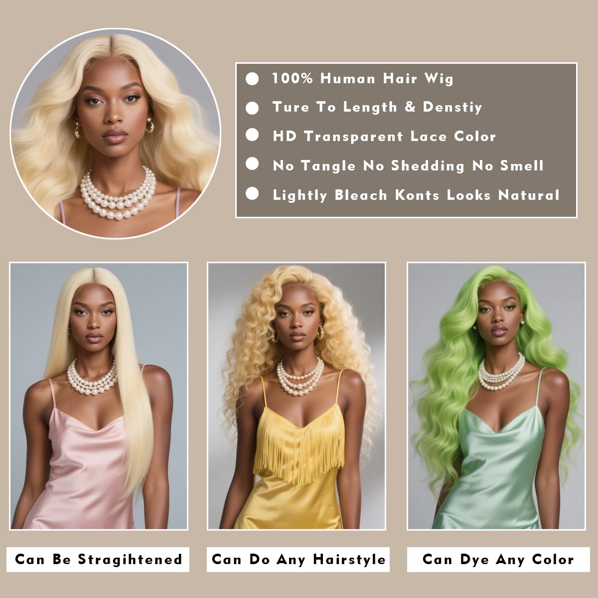 30 Inch 613 13x6 Lace Front Wig Human Hair 200 Density Blonde Wig Human Hair Body Wave Lace Front Wigs Human Hair Pre Plucked 613 HD Lace Frontal Wig 13x6 Blonde Wigs For Women Natural Hairline