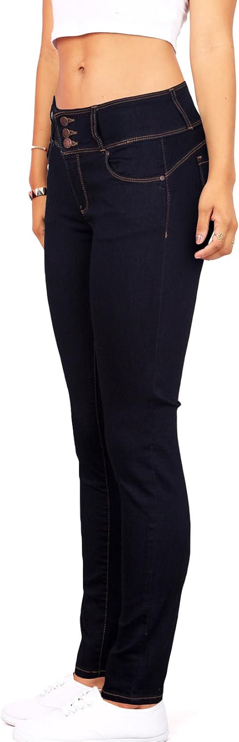 Wax Women's Juniors Body Flattering Mid Rise Skinny Jeans - Image 3