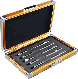 Mohs Hardness Test Kit, Mohs Hardness Picks, 5 Pack Mohs Hardness Tester, 5-9 Scratch Tester for Industrial Mineral Identification Kit Gem Jade Jewelry