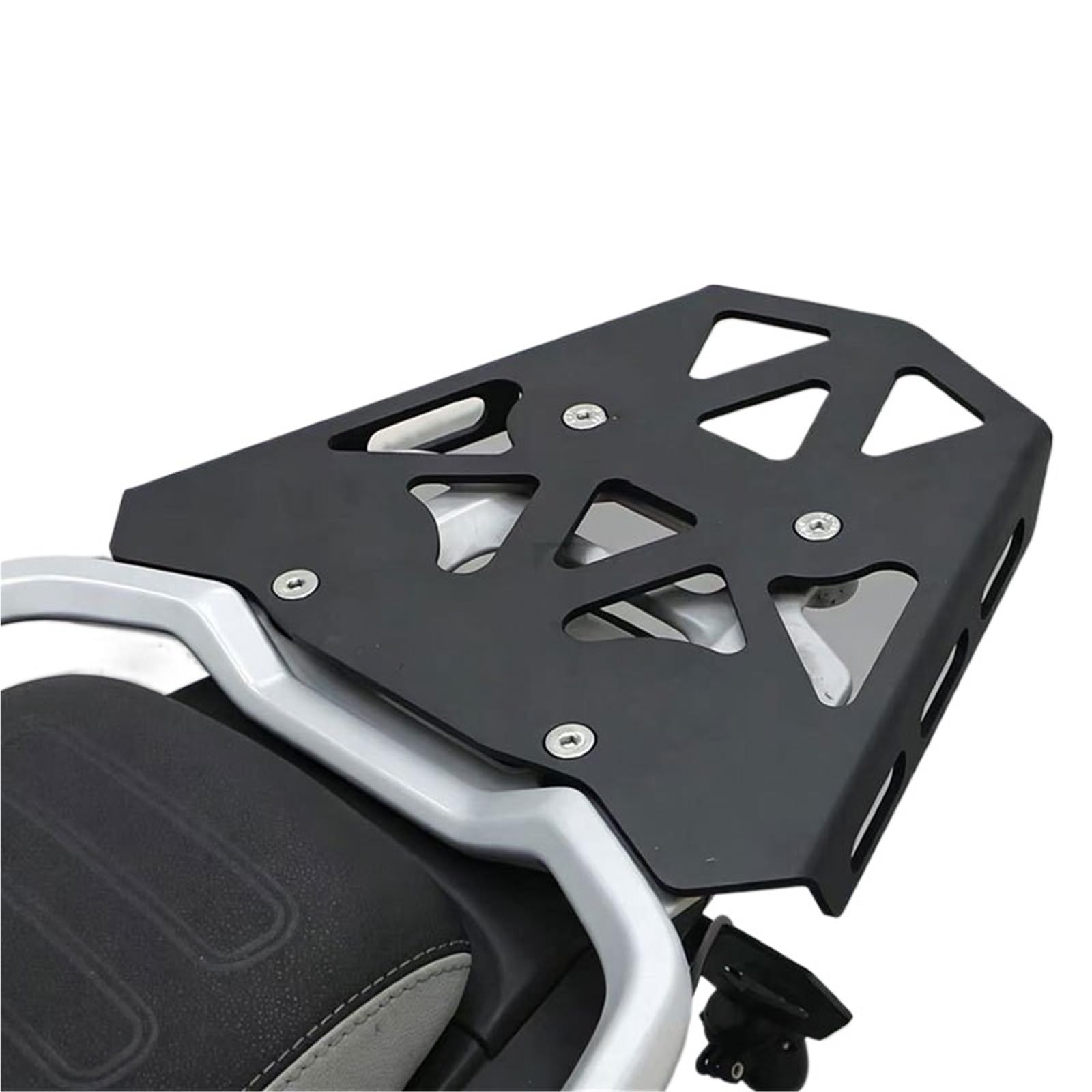 Portaequipajes Trasero para Moto Soporte para Equipaje Trasero de Motocicleta 450MT, Soporte de Caja Trasera, Accesorios de Base de Puerta Trasera agrandada(C)