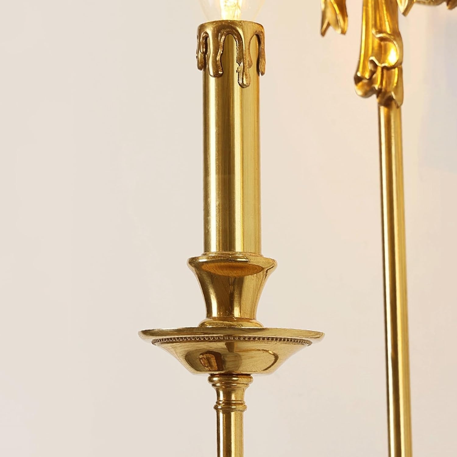 Luxury European Classic Wall Sconce Solid Brass & French Style Wall Lamp Wall Mounted Fixture for Living Room Apartment Dressing Table Kitchen Bedroom Foyer Elegant Creative Decoration