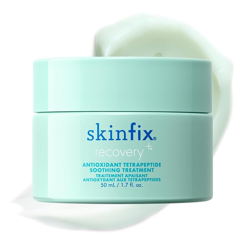 Skinfix Máscara facial noturna em gel com tetrapeptídeos e aveia – 50 mL