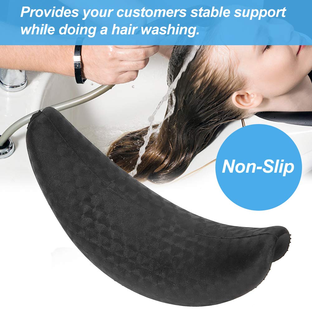 Scaldacollo per Lavatesta, Cuscino per Lavabo Parrucchiere, Poggiatesta Shampoo, Poggia Collo in Silicone Antiscivolo, Salon Testa Protezione Poggiatesta Strumento Lavaggio Dei Capelli Uso Domestico
