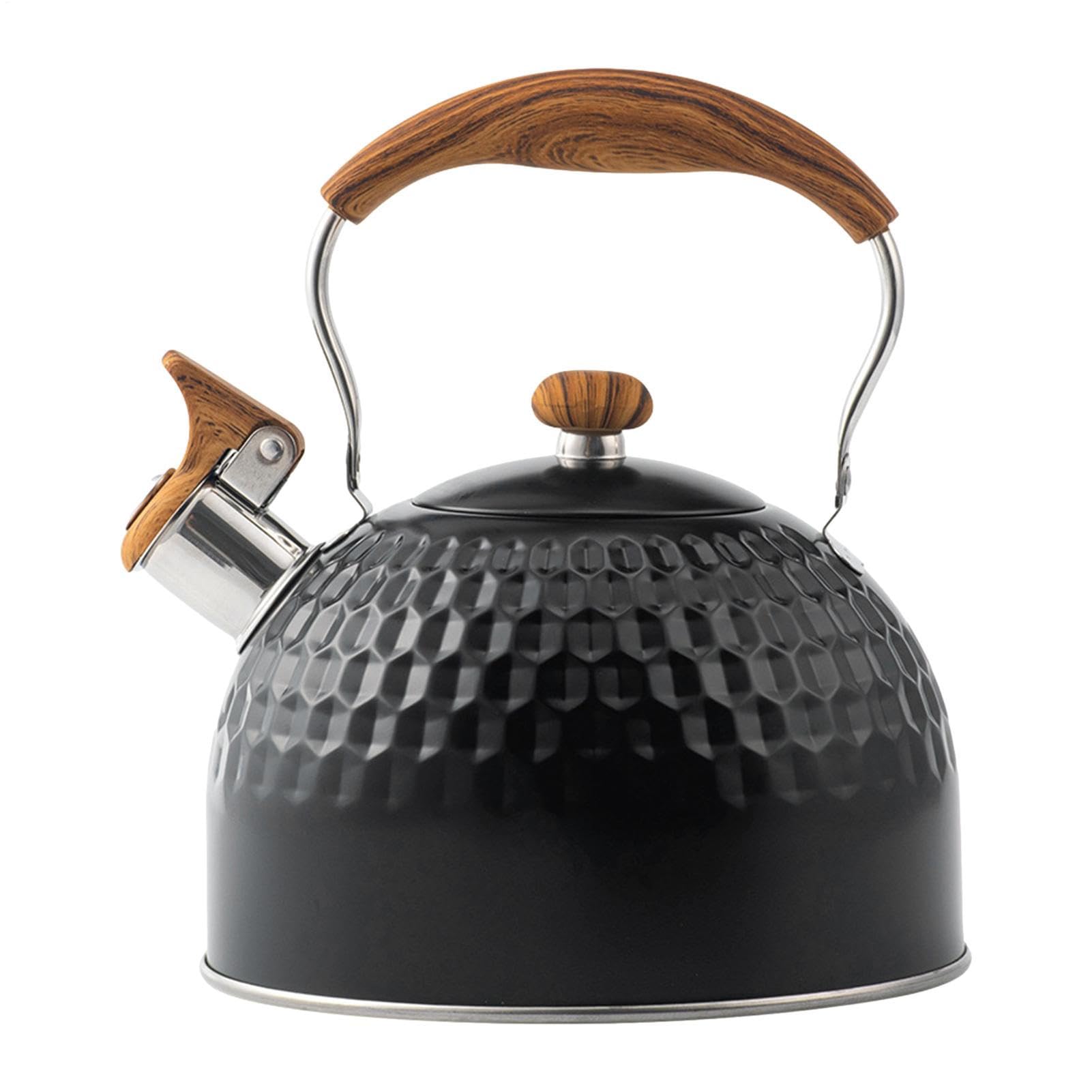 Bouilloire en acier inoxydable 2,5 L durable avec sifflet intégré