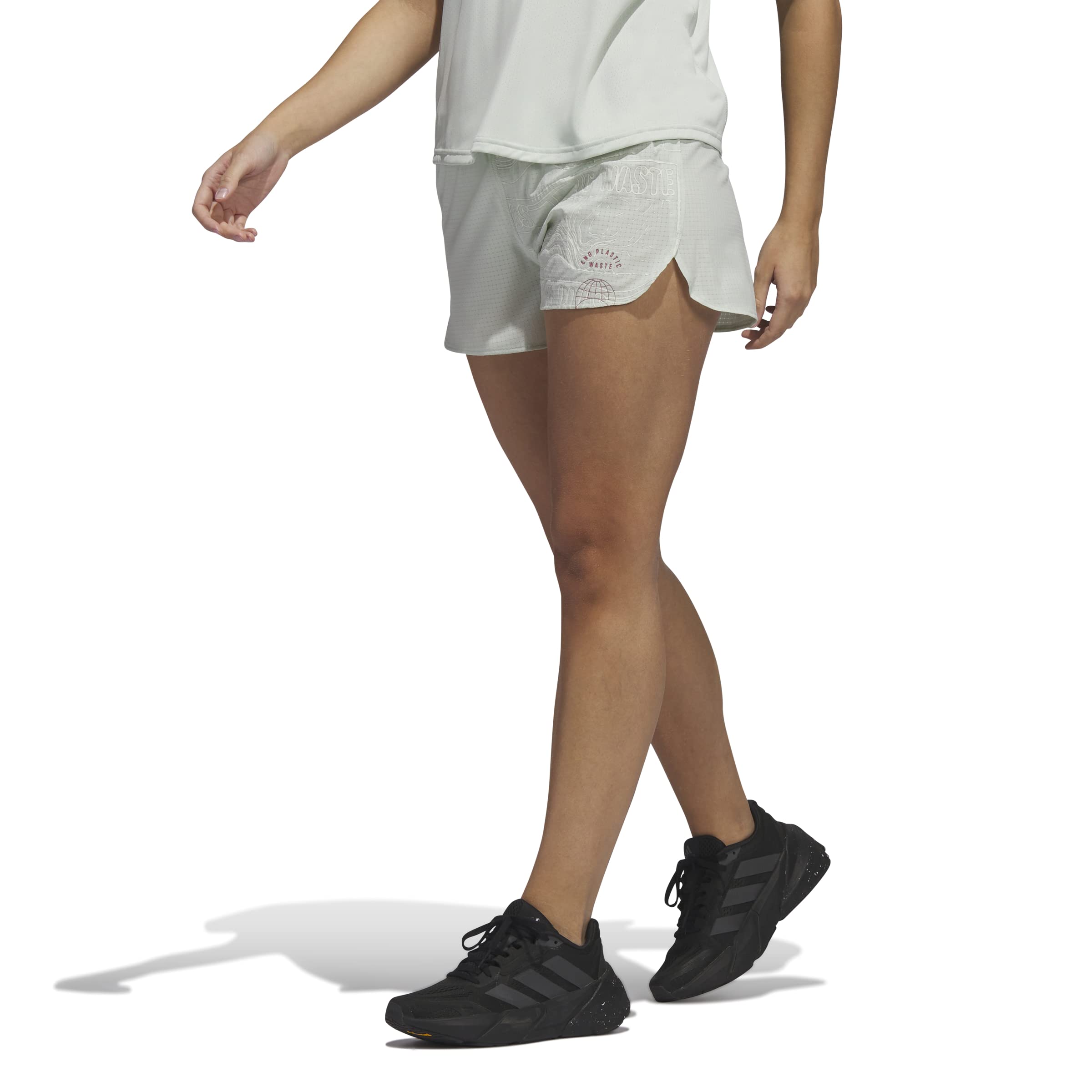 adidas Rfto Laufshorts Damen grün - lingrn L