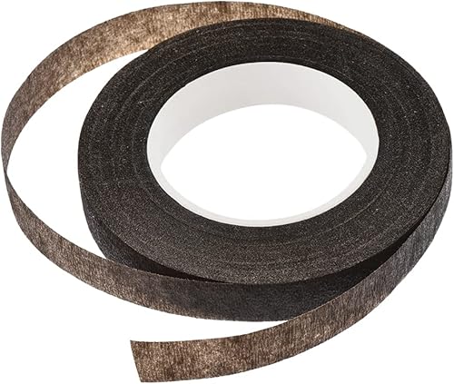 Miniatura 3 de uxcell 2 rollos de 1/2 pulgada de ancho 30 yardas de cinta floral marrón adhesivos florales kits de arreglos florales