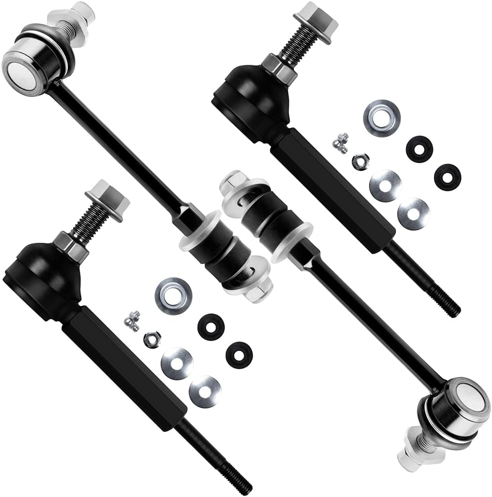 SCITOO 4pcs Suspension Kit Front Sway Bar End Link Rear Sway Bar End Link Fit 1996-2002 For Toyota For 4Runner