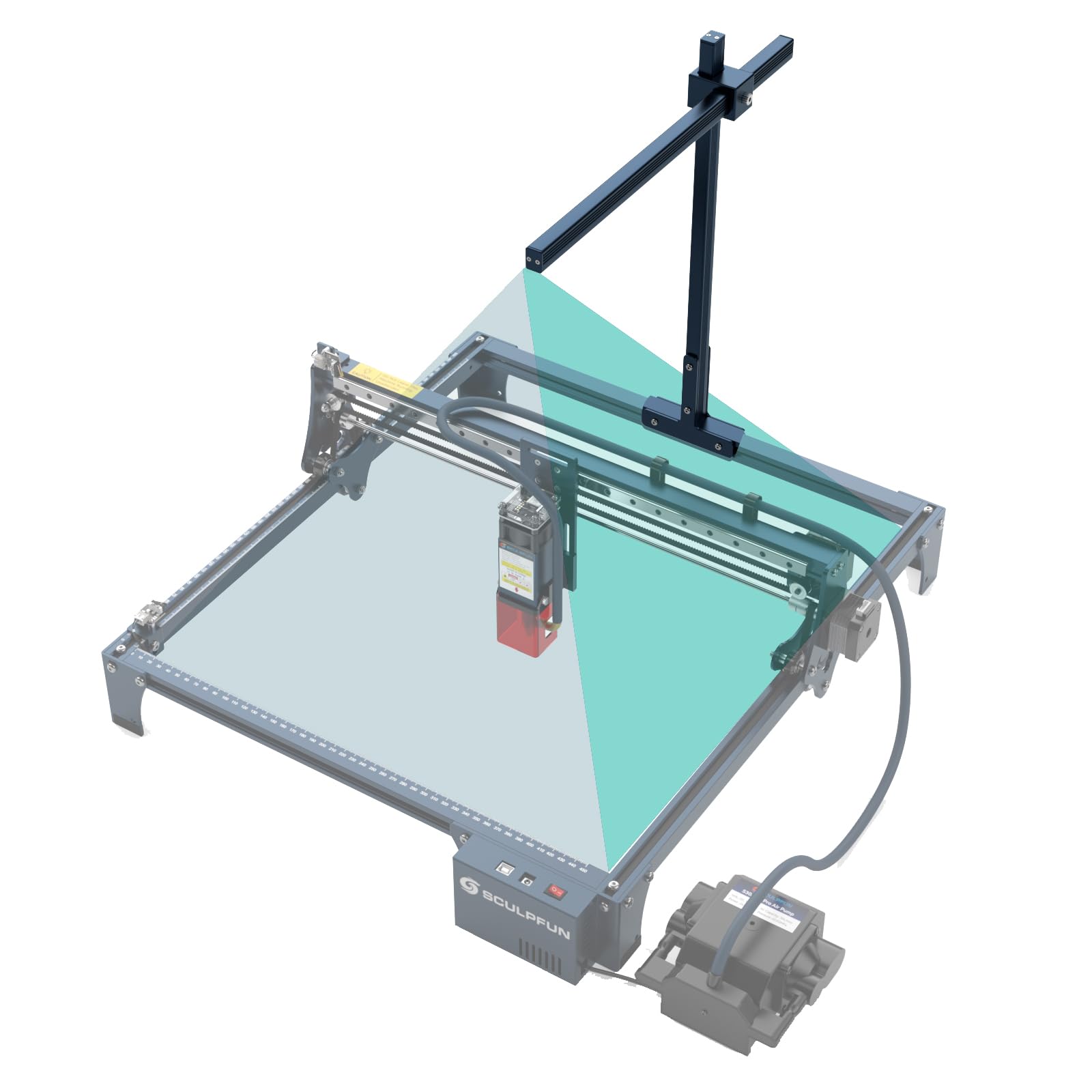 SCULPFUN CAM500 Lightburn Camera for Laser Engraving Machine, Time Lapse Camera, Extract Patterns, Precision Positioning Image, Work Preview, for Sculpfun S6 S9 S10 S30 Ultra Laser Cutter