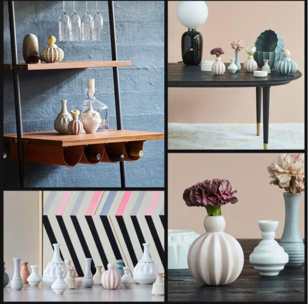 北欧 FINNS dottir MBELL フラワーベース ３個 コーラル