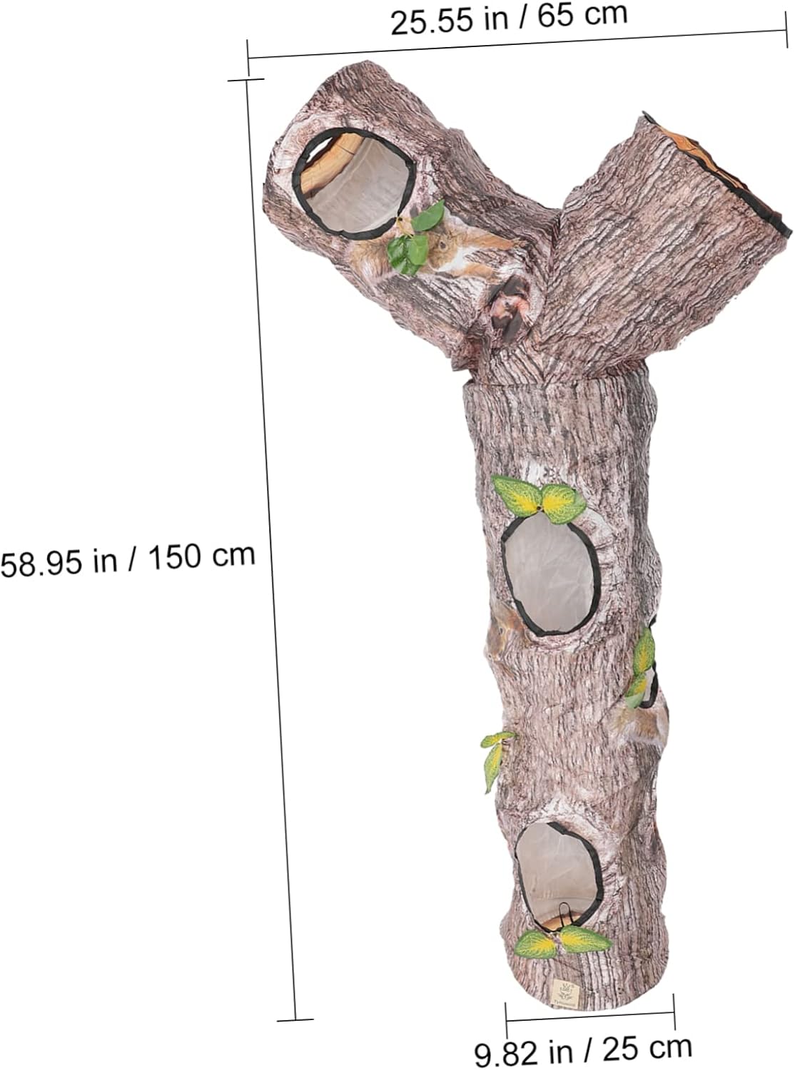 BESPORTBLE 1pc Cat Tunnel Tree Pattern Interactive Pet Toy Maze for Cats Fun Multi Design for Exercise and Play