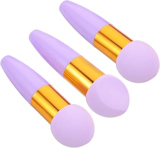 STOBAZA 3pcs Angled Handle Makeup Sponges Sof...