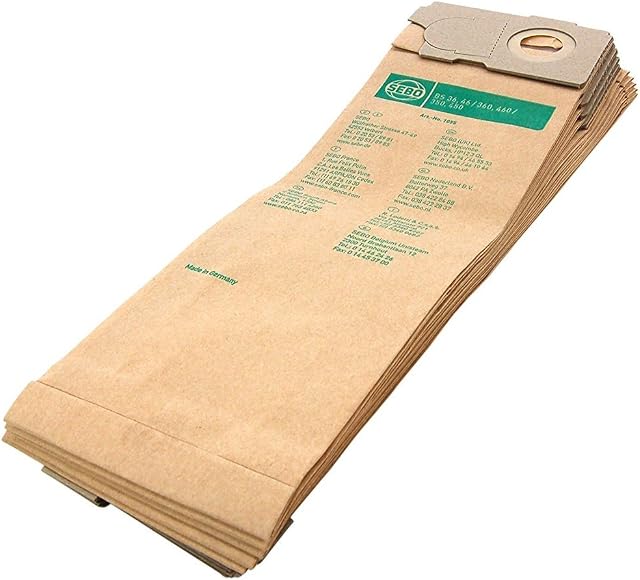 Sebo BS 360 Paper bags - Pack of 10 fits all BS360 commercial range