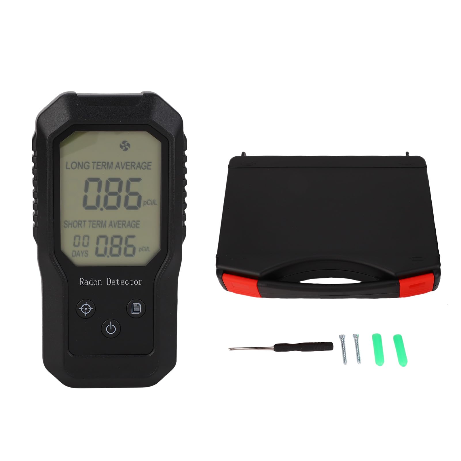 Digital Radon Gas Detector Accurate Home Tester with Quick Results for