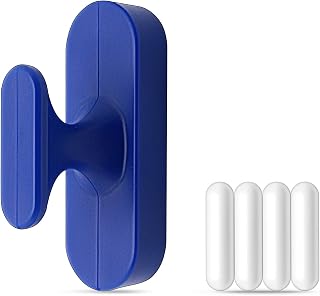 4 Pcs 30mm(1.8 inch) PTFE Magnetic Stirrer Mixer Stir Bar,Laboratory Bar,Stir Plate Bar + Blue Stir Bar Retriever, Magnetic Retriever
