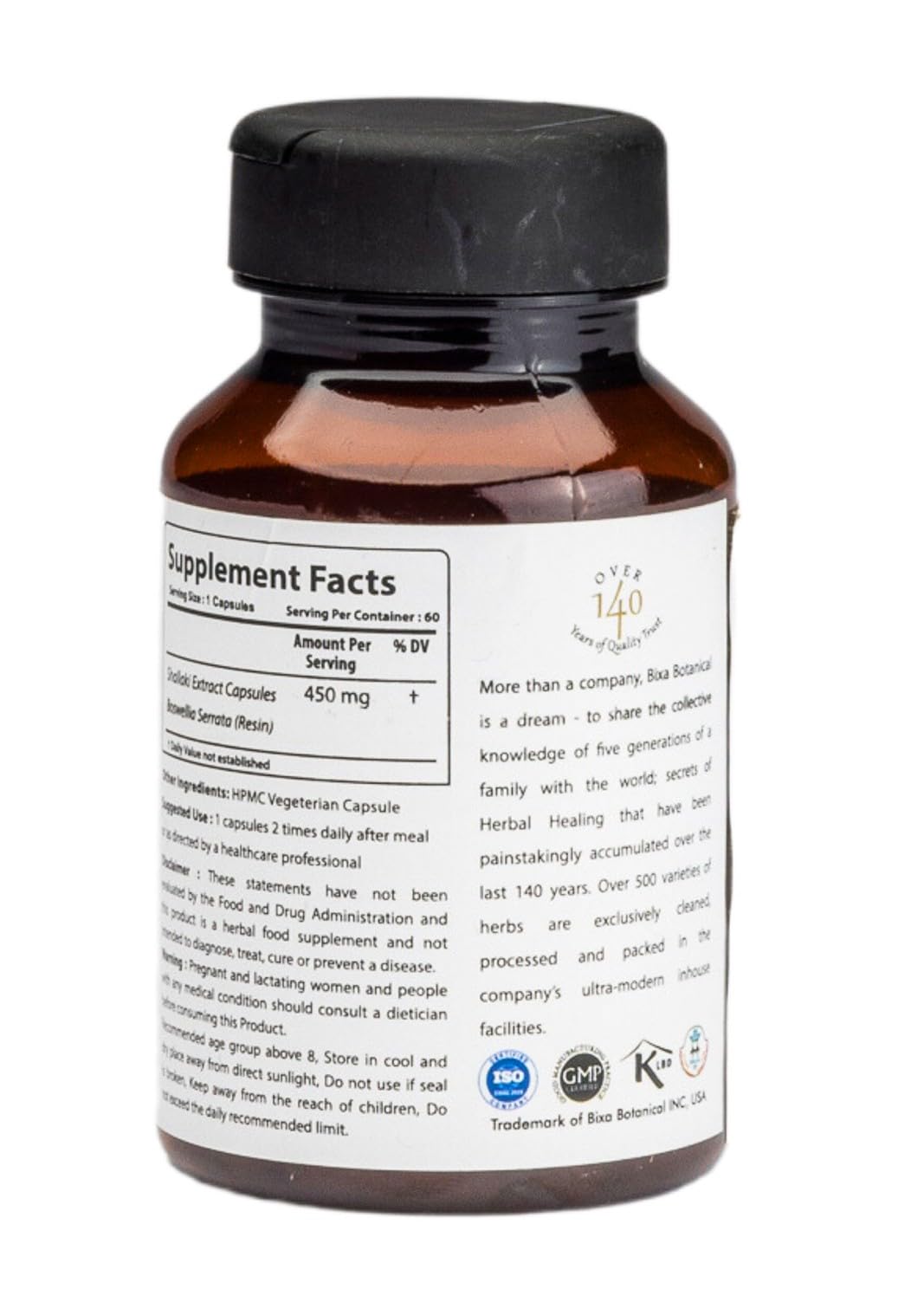 Horbäach Boswellia Serrata Extract 4200mg | 65%  273mg  India Frankincense Supplement Anti Inflammatory Joint Care Oa - View #8