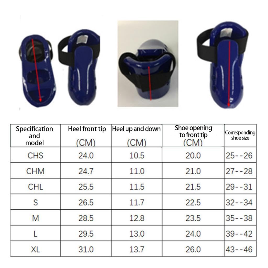 Taekwondo Foot Guard per Bambini Comprende Protezione Piedi Regolabile Scarpe da Karate Sparring Parastinchi E Copridorso in Materiale Leggero E