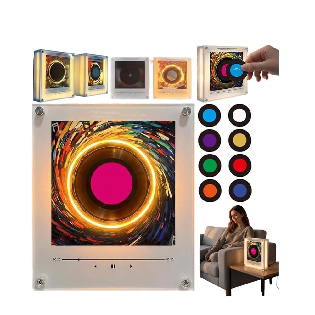 Altavoz para nevera magnético con NFC y diseño retro para reproducir música en la cocina 1