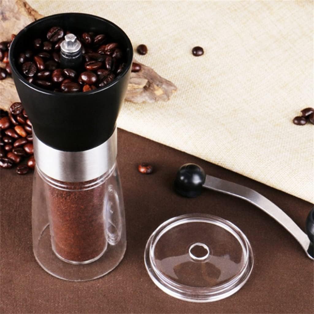 Manual Ceramic Burr Coffee Bean Grinder Mills | Conical Adjustable Assembly For Brewing