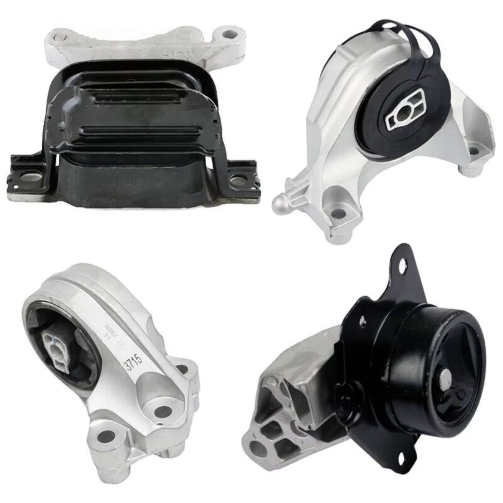 Gtvrfloki One Color Car Engine Mounts Compatible With Chevrolet For Equinox 2010 2011 2012 2013 2014 2015 2016 2017 4Pcs Front Rear Engine Motor Trans Mount 25896944