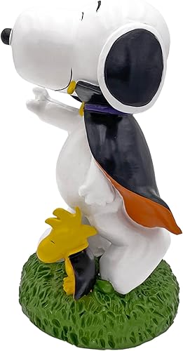 Miniatura 9 de Peanuts® Snoopy & Woodstock Vestida para Halloween Estatua de jardín de 8 pulgadas