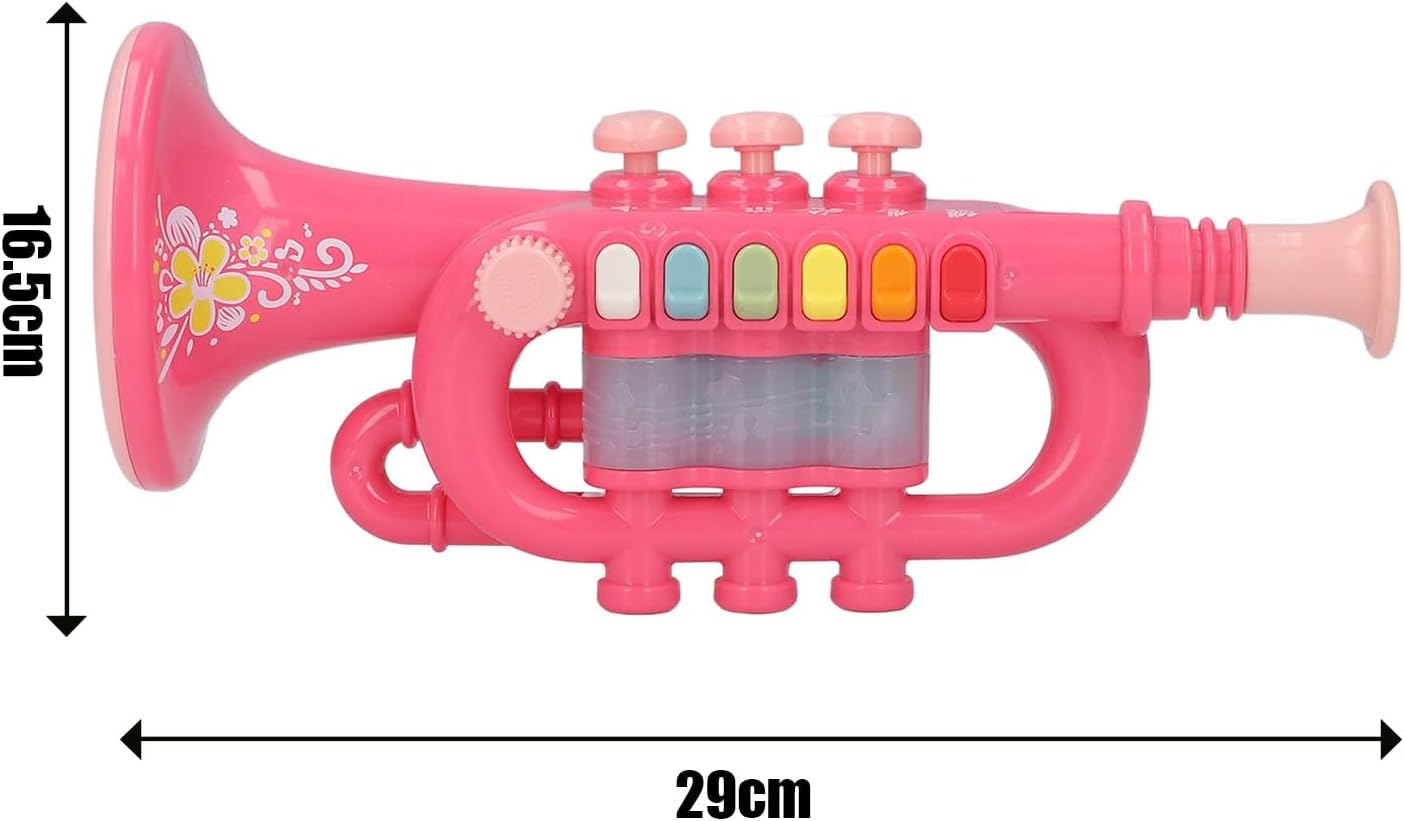 Instrumentos musicales, trompeta para niños, juguete de música