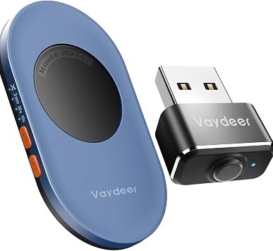 Vaydeer Ultra Slim Mouse Mover & Jiggler, Air 3 & Metal Mini, T3s, Undetectable & Noiseless, Simulates Realistic Movement, Driver-Free, Keeps PC Active