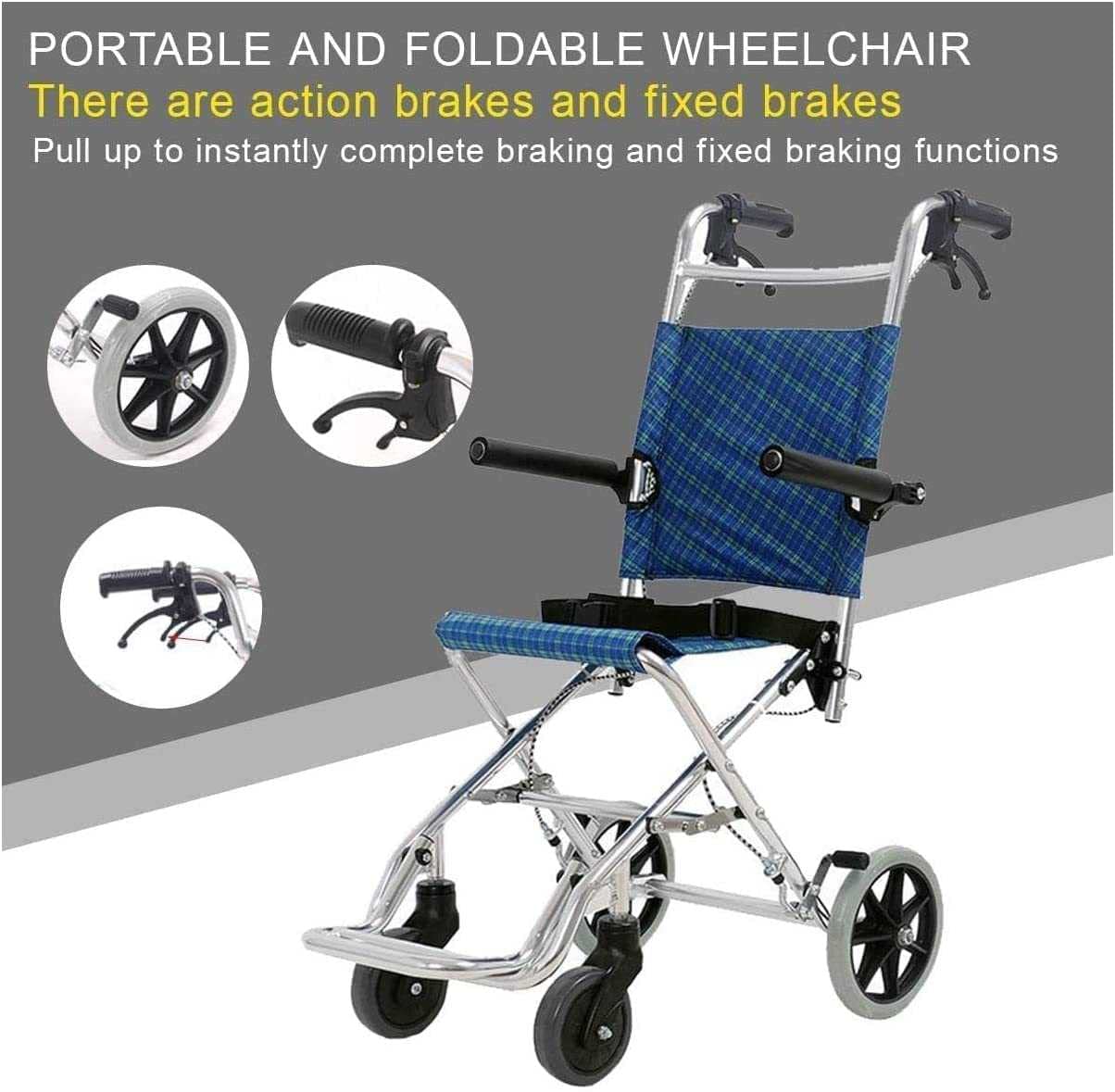 Leichte Rollstühle Für Reisen, Faltbare Transportrollstühle/B
