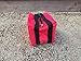 BuyBocceBalls New Listing - Premium Quality - Extra Heavy Duty Nylon Bocce Bag - Red with Black Handles