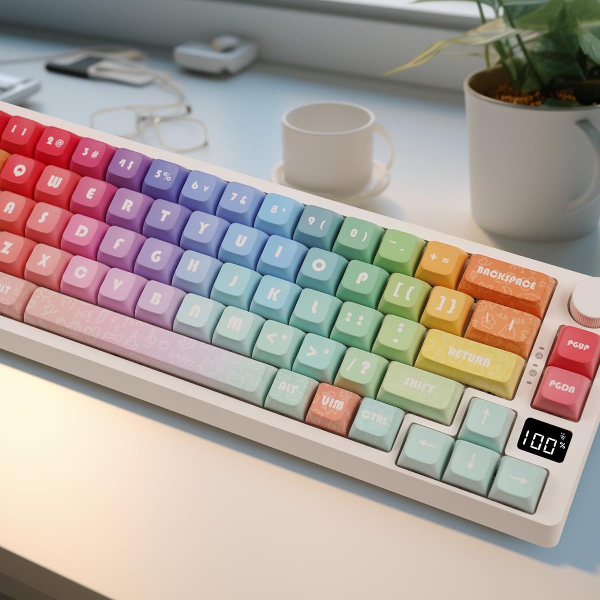 Amazon | ILYCHEEGAMI PBT 素材 XDA キーキャップ 昇華型 ユニバーサル