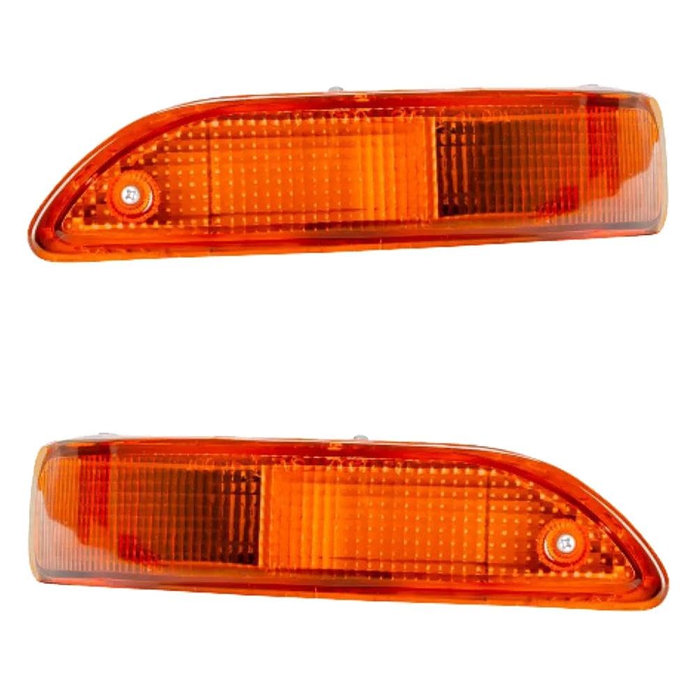 Rareelectrical New Pair Of Daytime Running Lights Compatible With Toyota Corolla 1.6L 1.8L 1993-1997 By Part Numbers 762405-52446-7 762405-52445-0 81520-12700 To2530103 81510-12720 To2531103