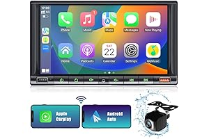 2024 Newest 7 Inch Double Din Car Stereo: Wireless Connectivity and Advanced Features