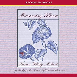 Mourning Gloria Audiolibro Por Susan Wittig Albert arte de portada