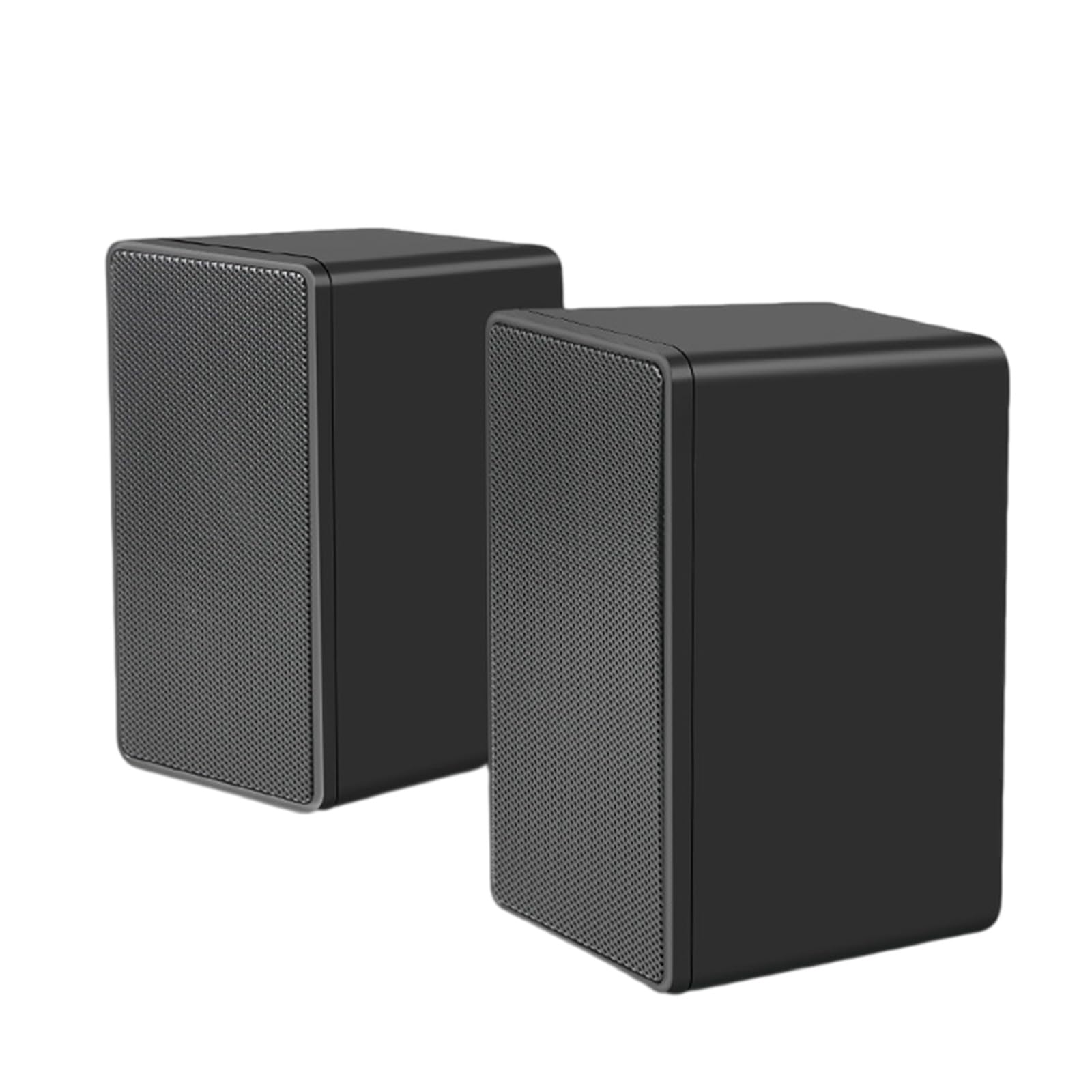 Hkfgdjdl Black Sound Boxes,Usb Wireds Stereo Subwoofer Sound Box 3.5Mm Input Usb Power Computer For Desktop Pc