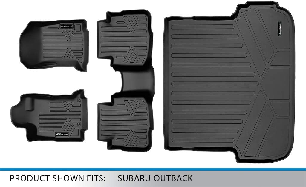 SMARTLINER All Weather Custom Fit Floor Mats and Cargo Liner Set Compatible with 2020-2025 Subaru Outback