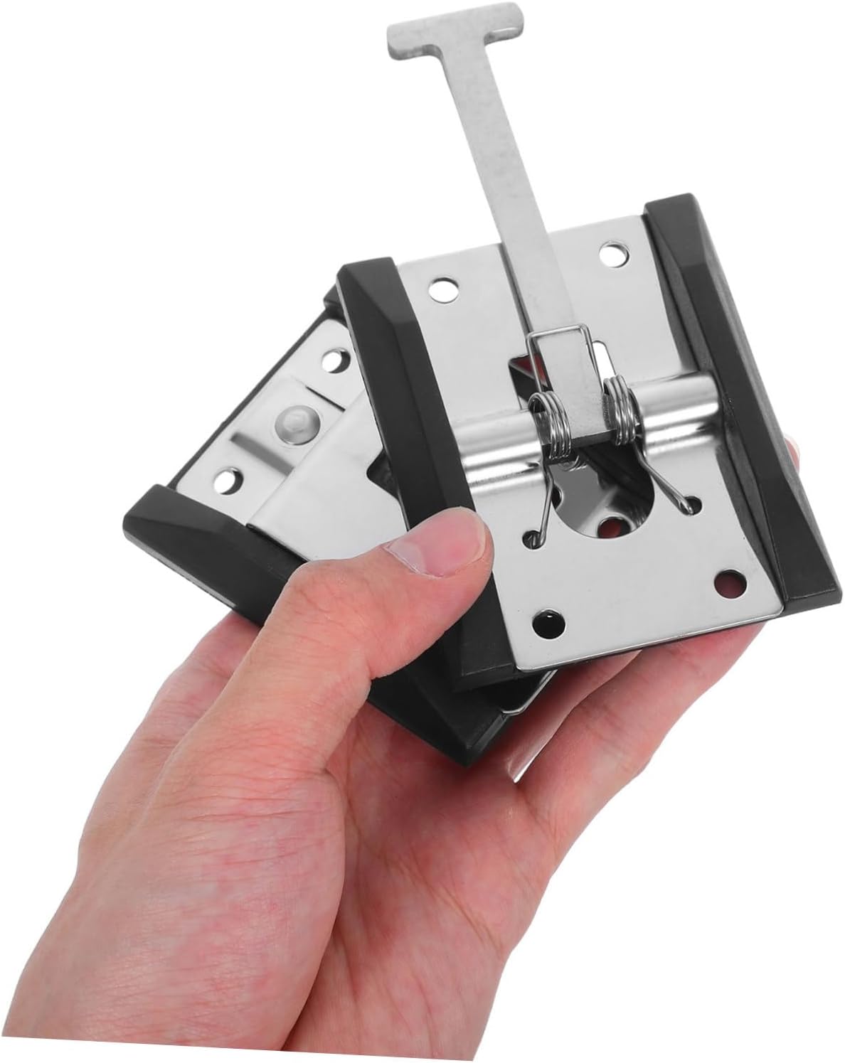 BESTYASH RV Door Latch Hook Stainless Steel Trailer Door Catch for Cargo Trailers Trucks and RVs Adjustable Secure Locking System for and Motorhomes
