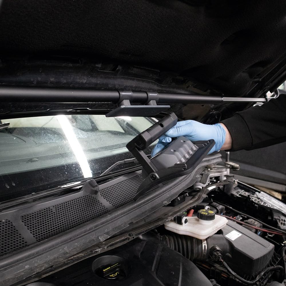 Foco de trabajo Taller para Capo y de interiores 2.000 Lúmenes - NOVA Bonnet Scangrip 03.5457 soporte telescópico y flexible, Nova Bonnet 2.000 Lúmenes
