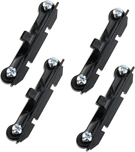 Miniatura 2 de Soporte de ventilador de CPU de 4 piezas con 8 tornillos de montaje para enchufe AM4, negro