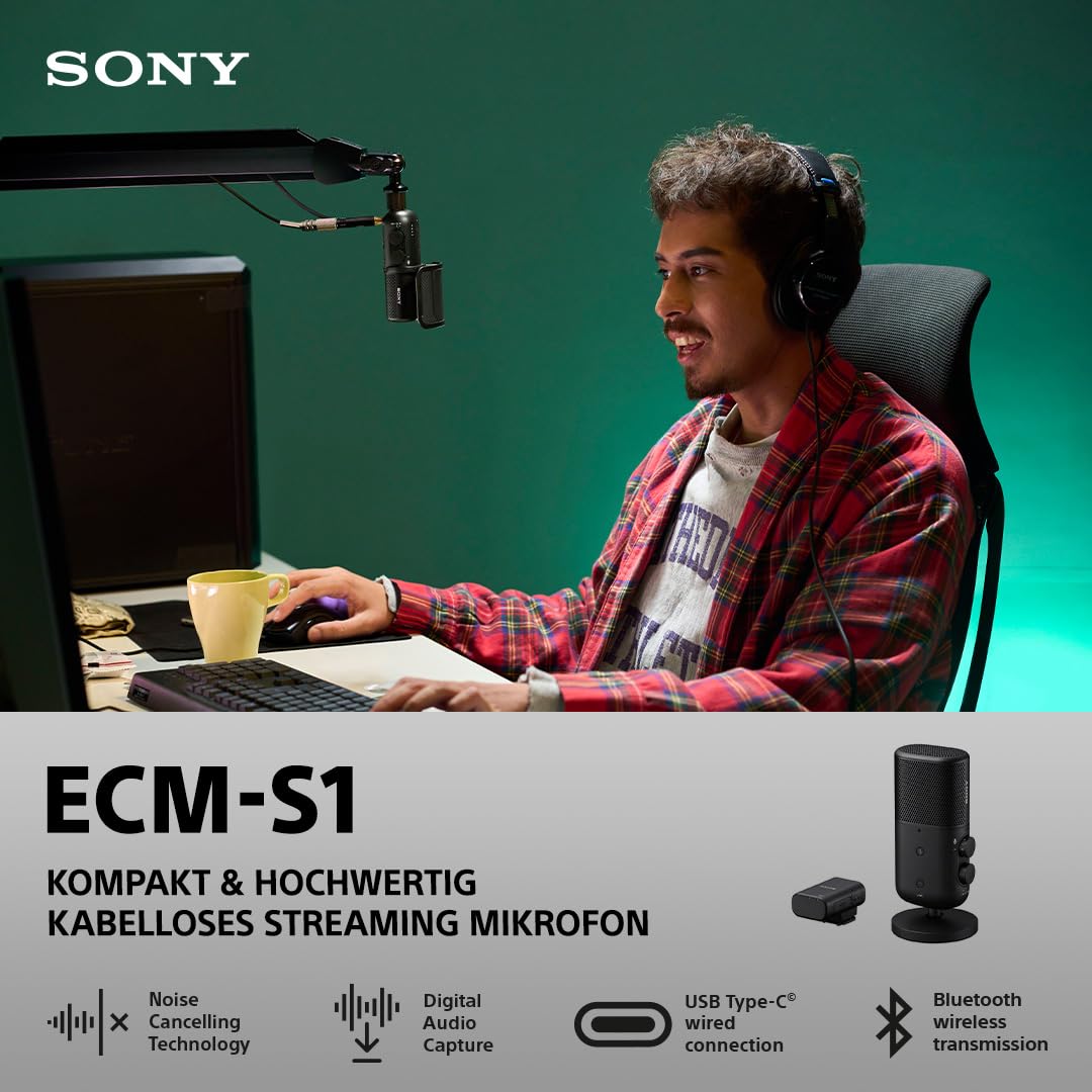 Sony ECM-S1 Streaming Mikrofon - Test und Online-Angebote - Dettaglio