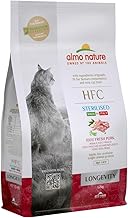 almo nature HFC Longevity Sterilised Food for Adult and Mature Cats – Fresh Pork – 1.2 kg Bag