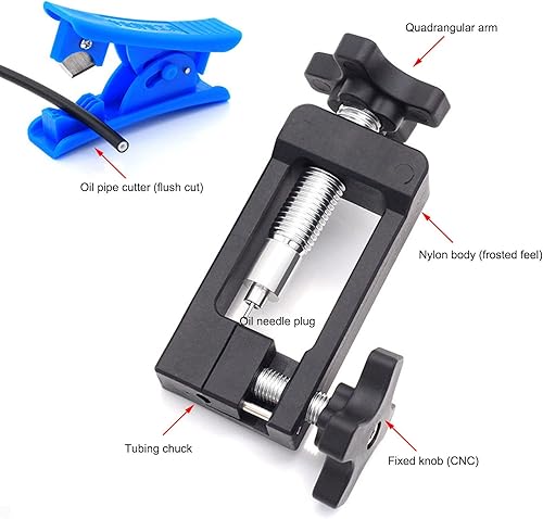 Miniatura 2 de plplaaoo Herramienta de inserción de aguja de engrasamiento de bicicleta de montaña, herramienta de inserción de destornillador de aguja,