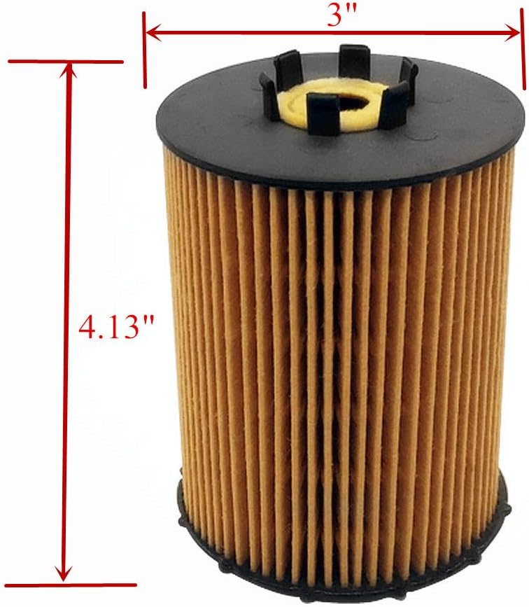 HU 823 X Oil Filter Replacement for 540i 4.0L 550i 4.8L 2005-2010 650Ci 4.8L 2005-2011 X5 4.8L 2006-2010 Aero 8 Supersports 4.8L 2010-2018 Phantom 6.7L 2003-2019 Replaces 11427521008 : Automotive