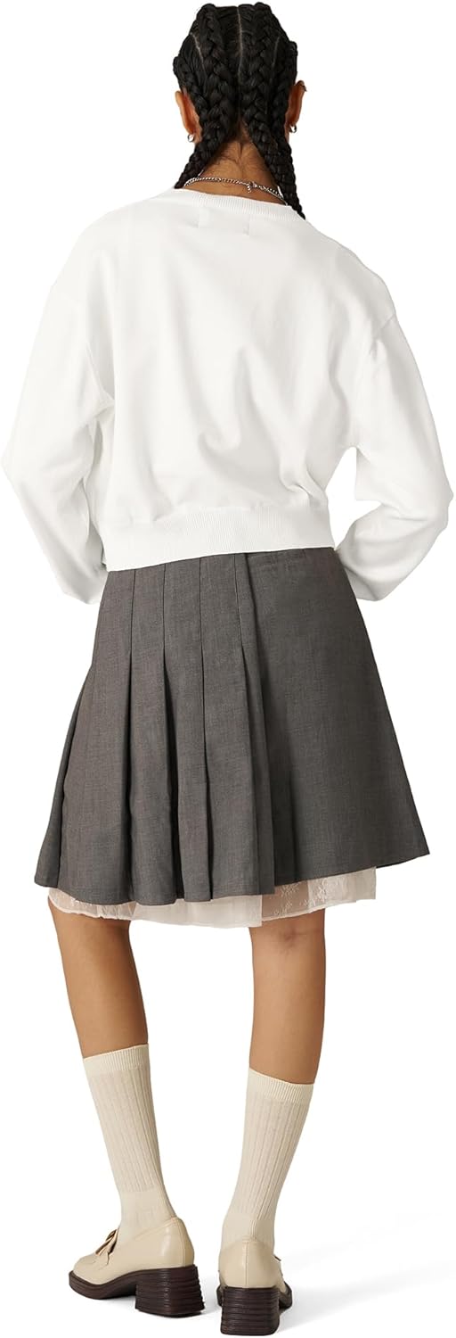 Aelfric Eden Cropped Cardigan Sweaters for Women Lightweight Open Front Cardigans Long Sleeve Crewneck Knit Fall Outfits 2025 - Image 4